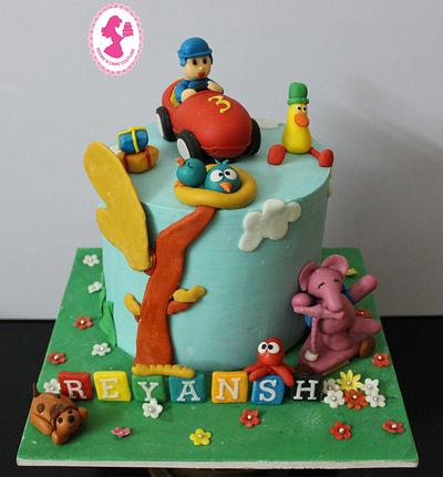 Pocoyo & Friends  - Cake by Seema Tyagi