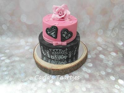 Chalkboard Cake - Cake by Carla 