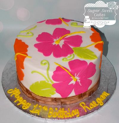 Hibiscus  - Cake by Sugar Sweet Cakes