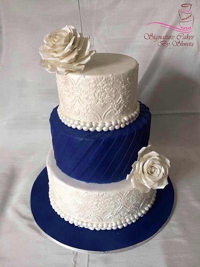 Royal Blue Beauty - Cake by Signature Cake By Shweta