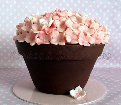 Flower Pot cake - Cake by Sonhos & Guloseimas - Cake Design