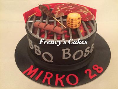 Barbecue Cake - Cake by Frency's Cakes