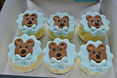 Blue Teddy Bears - Cake by Alison Bailey