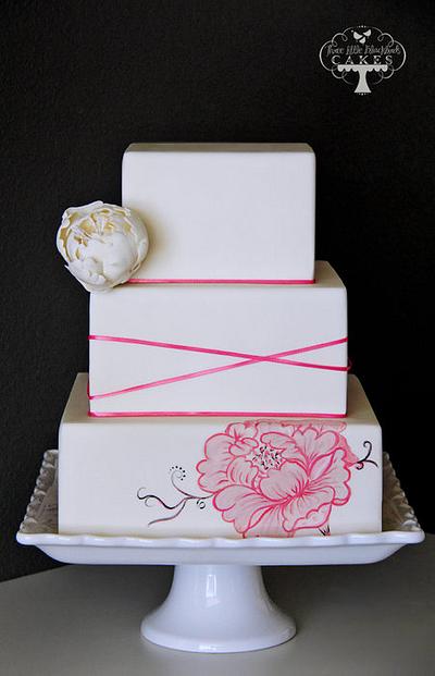 Simple Square - Cake by Three Little Blackbirds