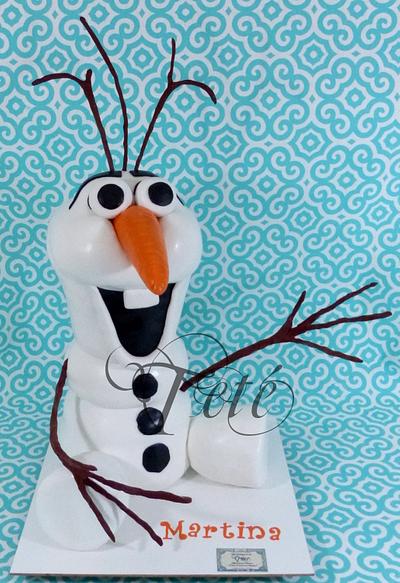 "OLAF" - Cake by Teté Cakes Design
