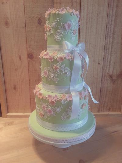 Pastels and Lace - Cake by Cake Supreme Ipswich