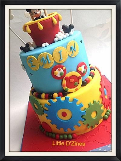 Mickey another hot air balloon  - Cake by LittleDzines
