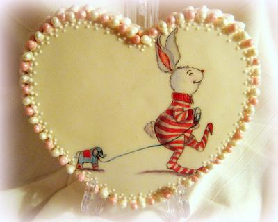 Hand painted "Bunny"Hand painted "Bunny" - Cake by Sweet pear	