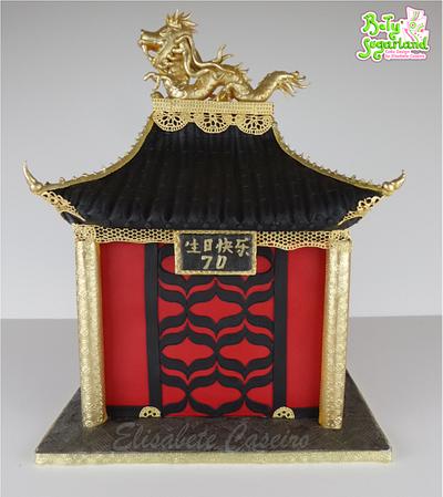 Oriental house - Cake by Bety'Sugarland by Elisabete Caseiro 