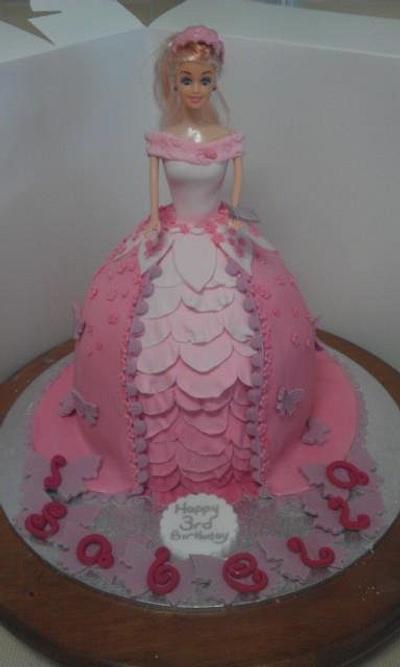 barbie doll cake - Cake by jodie baker