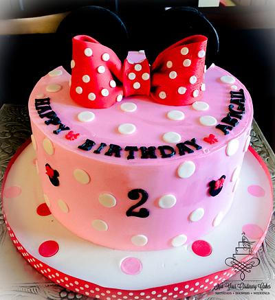 simple minnie mouse inspired cake - Cake by Not Your Ordinary Cakes