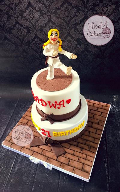 Karate Cake🥋🙅🏼 - Cake by Hend Taha-HODZI CAKES