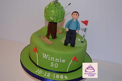 Frustrated Golfer - Cake by Everything's Cake