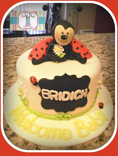 Lady Bug Baby Shower Cake - Cake by Genel