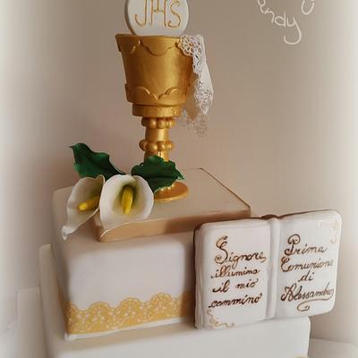First Confirmation cake - Cake by fiammetta