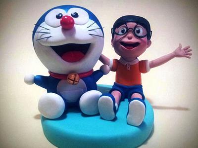 Doraemon And Nobita - Cake by LaDolceVit