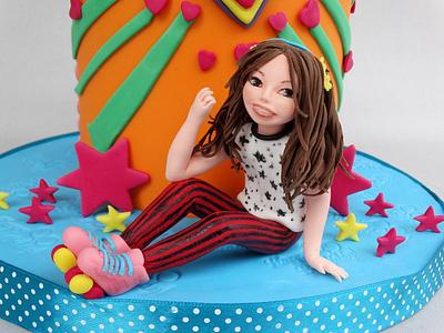 Soy Luna - caketopper - Cake by Diana