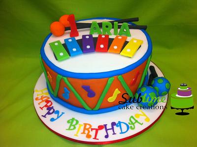 MUSICAL INSTRUMENT KIDS CAKE - Cake by Sublime Cake Creations