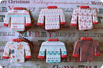 Christmas Jumper Cupcakes - Cake by Beside The Seaside Cupcakes