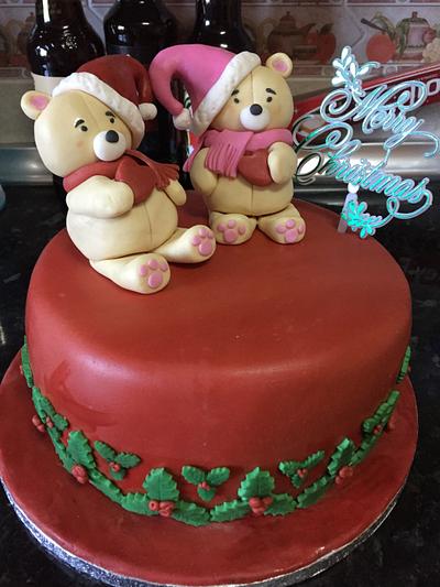 Christmas bear - Cake by Becky's Cakes Spain