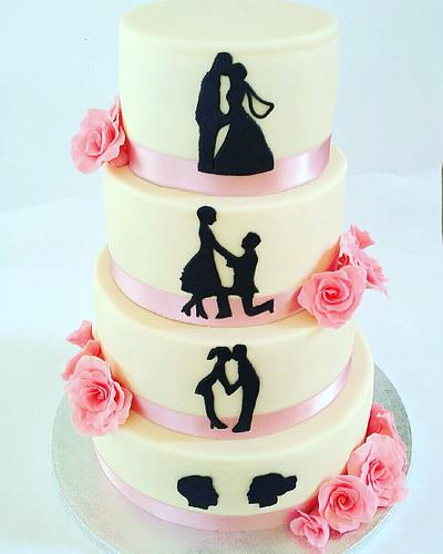 wedding cake - Cake by tortedorty