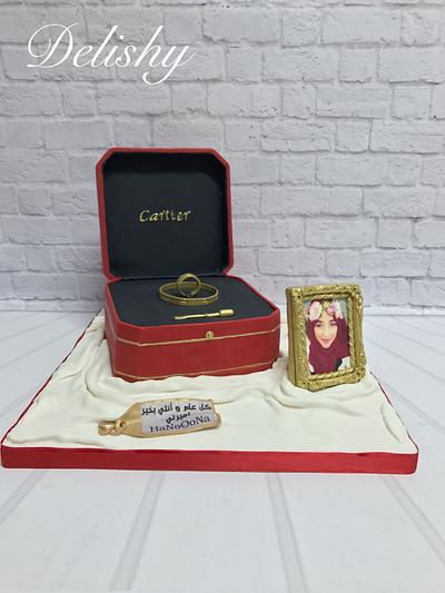 Cartier cake  - Cake by Zahraa