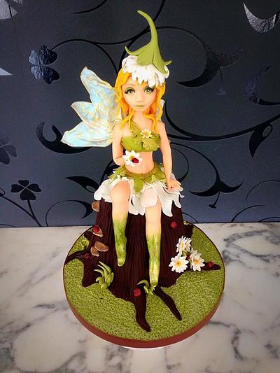 Flower fairy  - Cake by Simone Barton