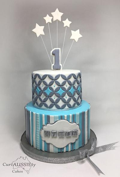 Boys first birthday cake - Cake by CuriAUSSIEty  Cakes