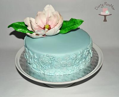 Magnolia Cake - Cake by Martina