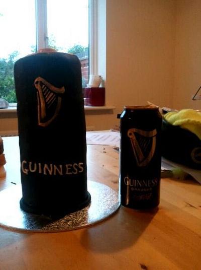 Guinness Can - Cake by tubachick
