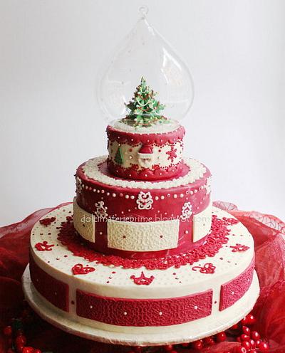 Christmas snowball cake - Cake by Francesca Belfiore Dolcimaterieprime