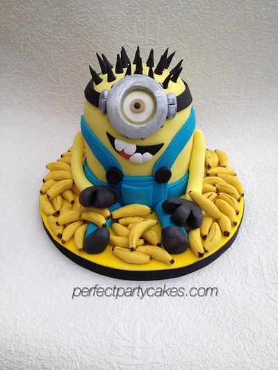 Minion  - Cake by Perfect Party Cakes (Sharon Ward)