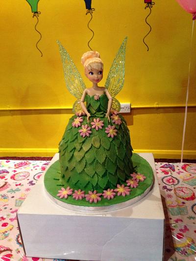 Tinkerbell Cake - Cake by CharlotteHargroveCakes