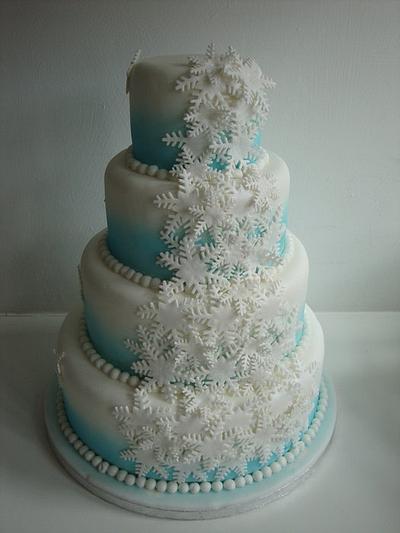 Winter Wedding - Cake by Rosanna Hill