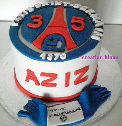 cake"PSG" - Cake by creation hloua