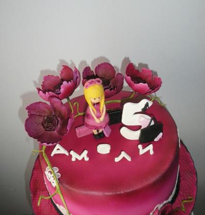 Cake inspired by the birthday dress  - Cake by Rositsa Lipovanska