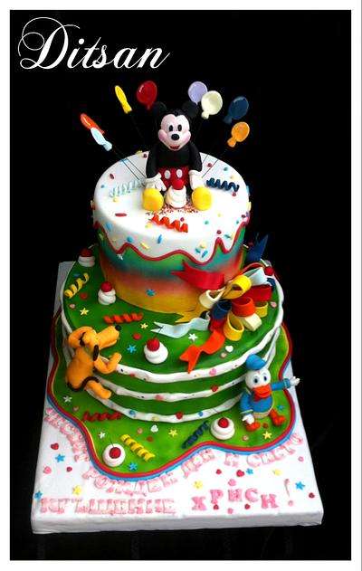 Mouse Mouse and Friends - Cake by Ditsan