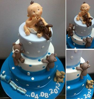 Baby boy - Cake by Projectodoce