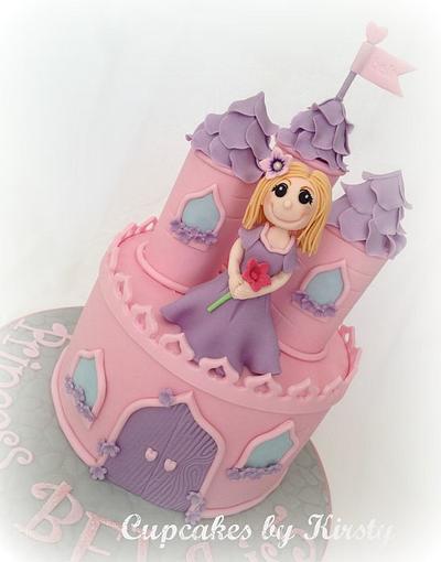 Princess Castle Cake  - Cake by Kirsty 