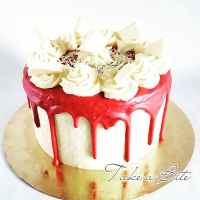 Red Velvet Drip Cake - Cake by Take a Bite