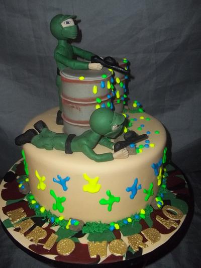 Paintball cake - Cake by Willene Clair Venter