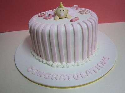 Alicia's Baby Shower Cake - Cake by Lydia Evans