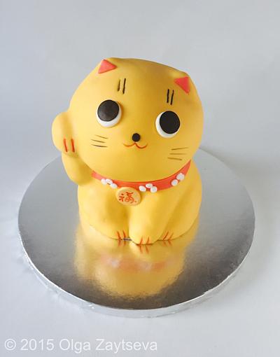 Maneki cat cake. - Cake by Olga Zaytseva 