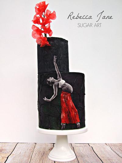 "Dancing upon Injustice" Be RED - UNSA Collaboration - Cake by Rebecca Jane Sugar Art