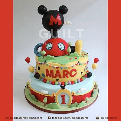 Mickey Clubhouse - Cake by Guilt Desserts