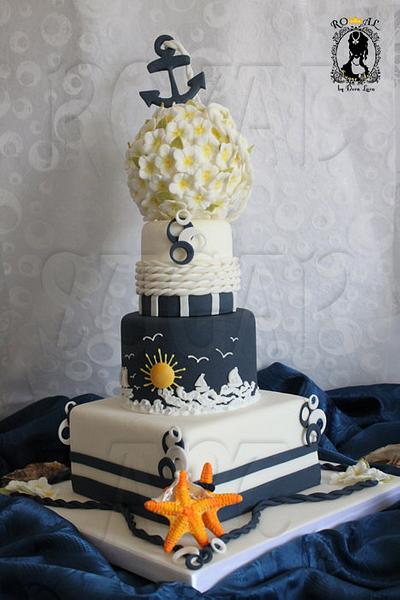 Marine Wedding - Cake by ARISTOCRATICAKES - cake design by Dora Luca