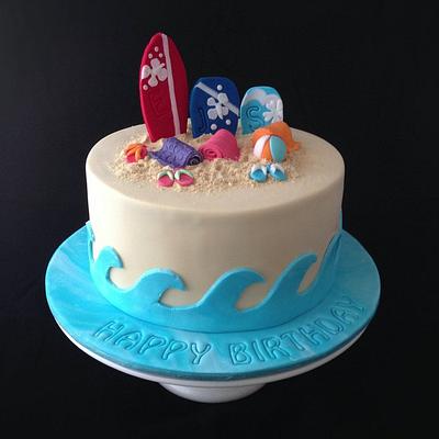 Surfs up! - Cake by cjsweettreats