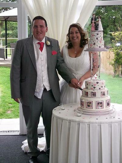 Wedding cake for a lovely couple - Cake by Icing to Slicing