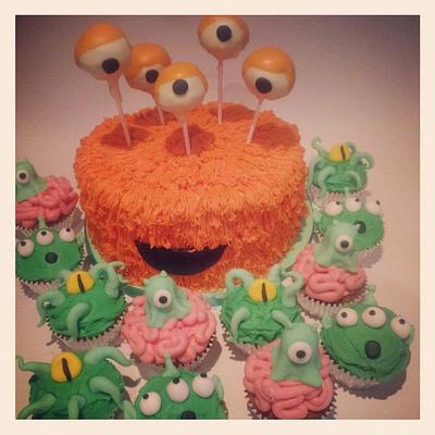 Monster's and Alien's  - Cake by Time for Tiffin 