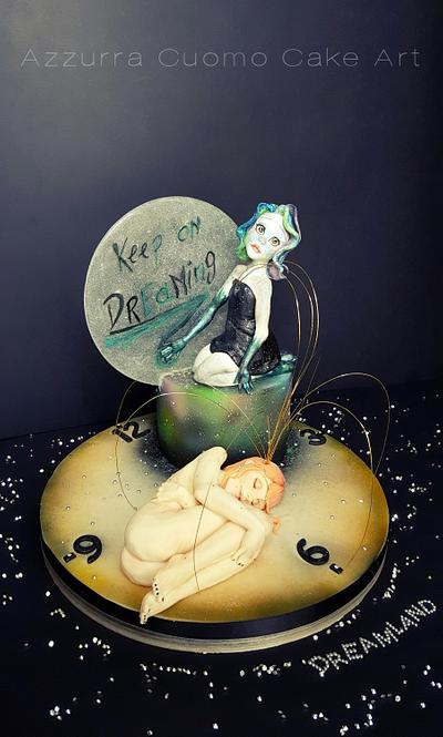 DREAMLAND COLLABORATION: "Keep on dreaming"  - Cake by Azzurra Cuomo Cake Art